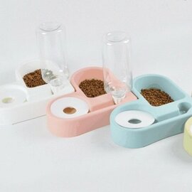 Bát trái tim kèm bình nước tự động