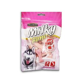 Thức ăn dạng xương vị dâu size L Milky Bone
