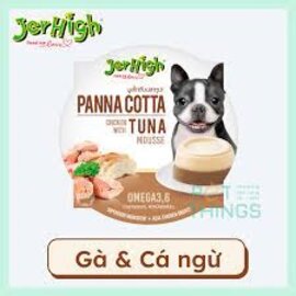 Bánh kem thạch vị cá ngừ cho chó