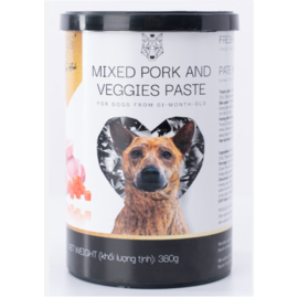 Pate lon King's pet 380g vị heo rau củ (Hộp)