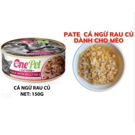 Pate One Pet 150g vị cá ngừ rau củ