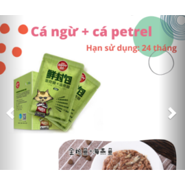 Pate Happy 100 Cá ngừ & cá petrel 70g (Gói)