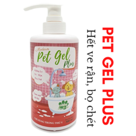 Sữa tắm trị bọ chét, hết rận Pet gel plus 500ml (Chai)