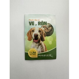 Thuốc đặc trị pha tắm trị ve rận (gói)