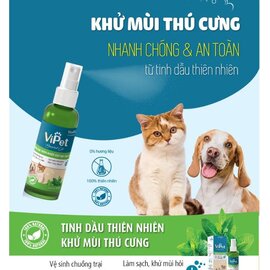 Khử mùi thú cưng