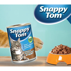 Pate snappy Tom cho mèo trưởng thành 400g vị bò